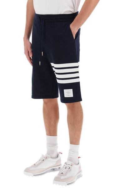 4-bar sweat shorts MJQ012H 00535 NAVY