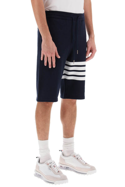 4-bar sweat shorts MJQ012H 00535 NAVY