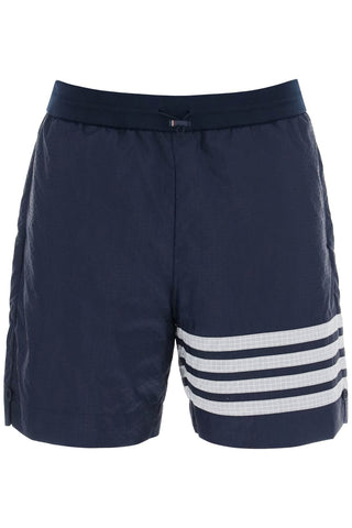 4-bar shorts in ultra-light ripstop MJQ197AF0517 NAVY