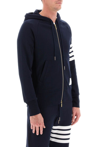 4-bar zip-up hoodie MJT022H 00535 NAVY