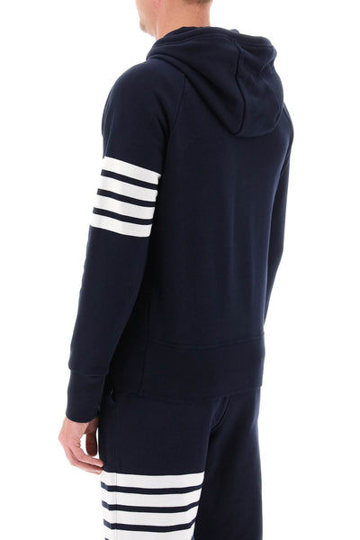 4-bar zip-up hoodie MJT022H 00535 NAVY