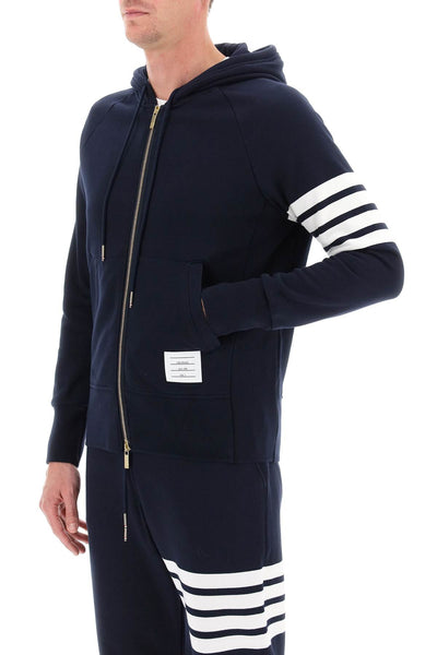 4-bar zip-up hoodie MJT022H 00535 NAVY