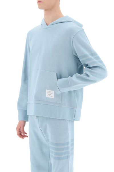 4-bar hoodie in cotton knit MJT414AJ0051 LIGHT BLUE