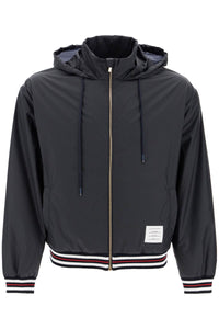 windbreaker jacket in ripstop fabric MJT496A 06859 NAVY