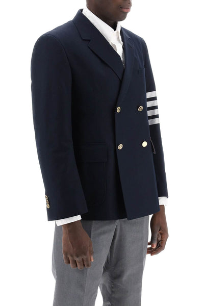 4-bar double-breasted jacket MJU566A07890 NAVY