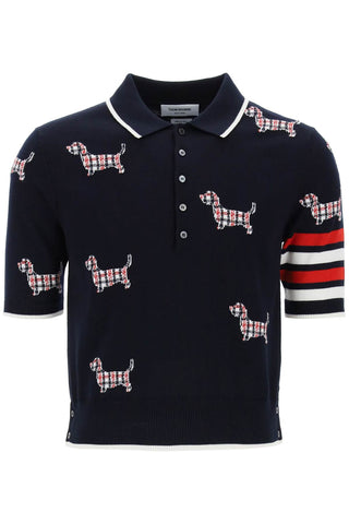hector knitted polo shirt MKP104BY1002 NAVY