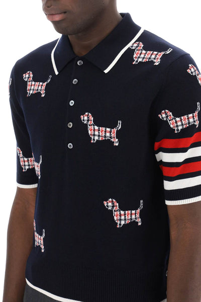 hector knitted polo shirt MKP104BY1002 NAVY