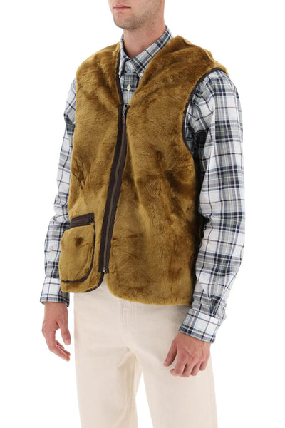 reversible vest MLI0004 BROWN