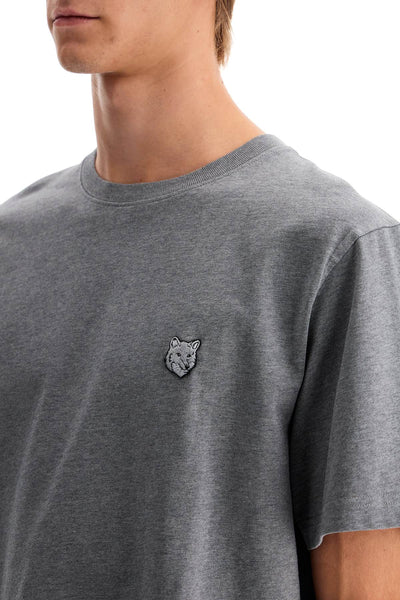 bold fox head t-shirt MM00127KJ0118 MEDIUM GREY MELANGE