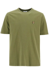 bold fox head t-shirt MM00127KJ0118 MILITARY GREEN