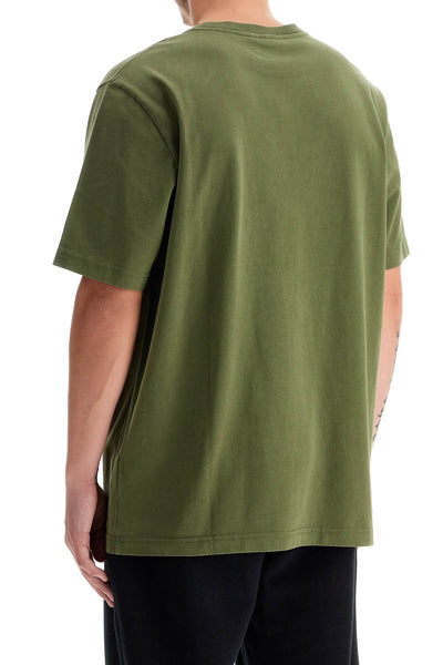 bold fox head t-shirt MM00127KJ0118 MILITARY GREEN