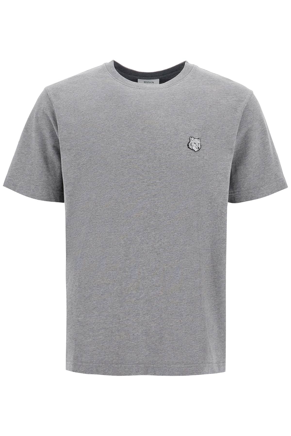 bold fox head t-shirt MM00127KJ0118 MEDIUM GREY MELANGE