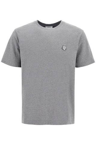 bold fox head t-shirt MM00127KJ0118 MEDIUM GREY MELANGE