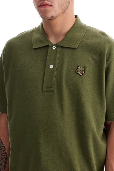 'bold fox head comfort fit polo shirt MM00210KJ7010 MILITARY GREEN