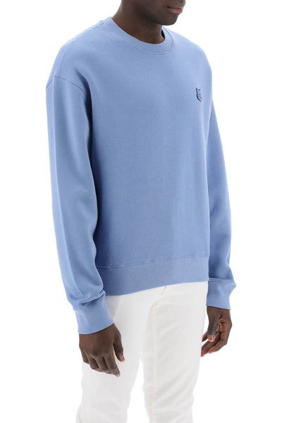 "bold fox head crewneck sweat MM00316KM0307 HAMPTON BLUE