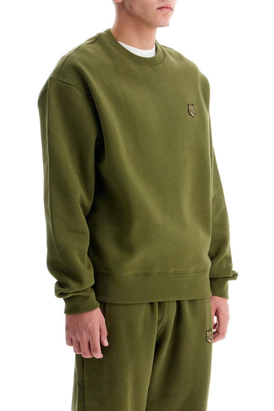 "bold fox head crewneck sweat MM00316KM0307 MILITARY GREEN