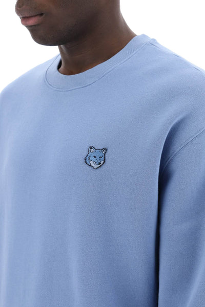 "bold fox head crewneck sweat MM00316KM0307 HAMPTON BLUE