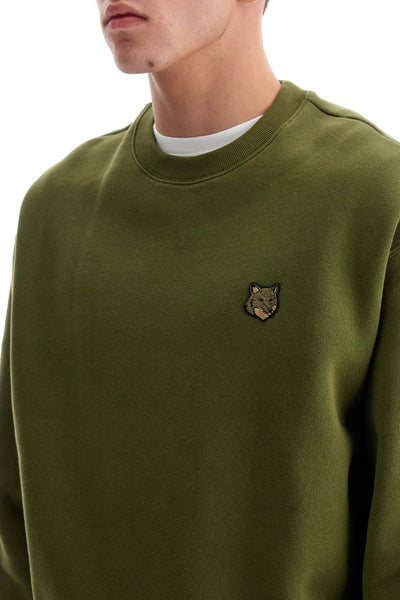 "bold fox head crewneck sweat MM00316KM0307 MILITARY GREEN