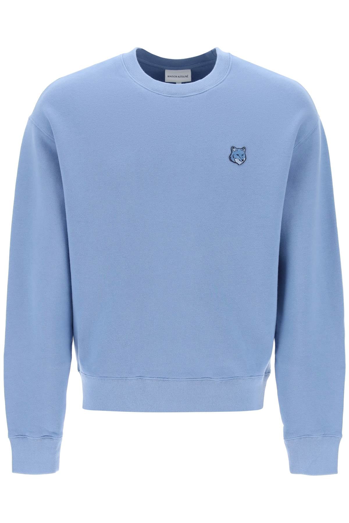 "bold fox head crewneck sweat MM00316KM0307 HAMPTON BLUE