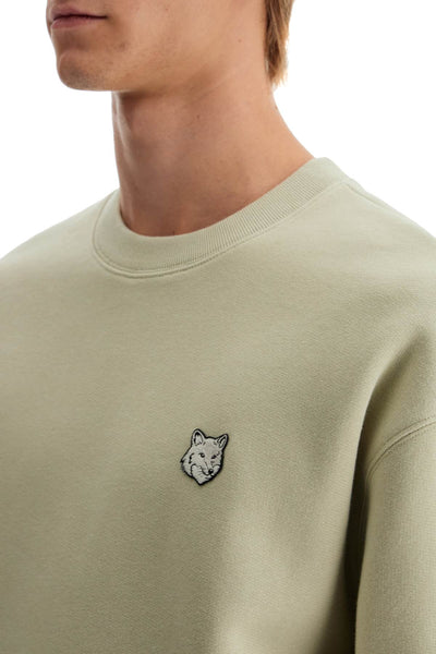 'bold fox head crewneck sweat MM00316KM0307 ASH TREE