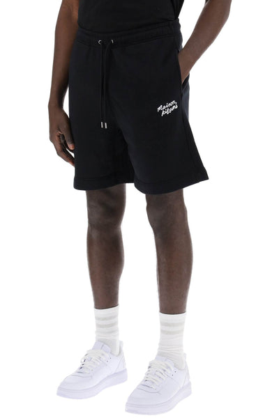 sporty bermuda shorts MM01111KM0321 BLACK WHITE