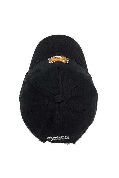 fox head baseball cap MM06103WW0096 BLACK