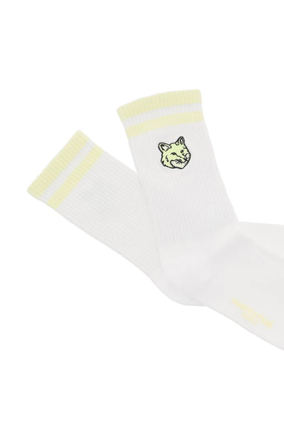 bold fox head socks MM06432KT0014 LEMONADE