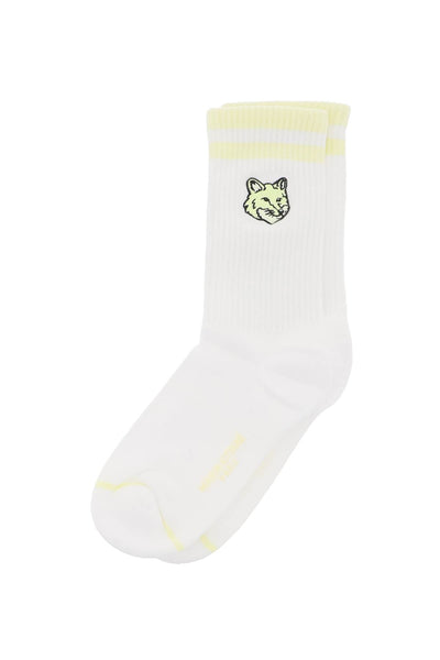 bold fox head socks MM06432KT0014 LEMONADE