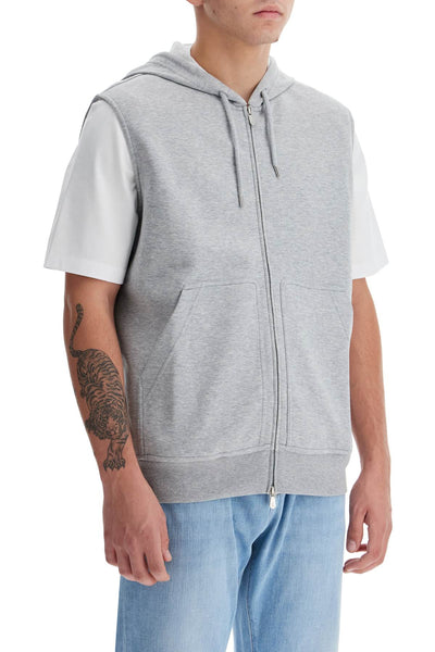 hooded jersey vest with hood MM8319079G GRIGIO MEDIO