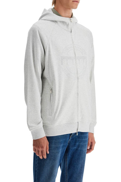 cotton techno hoodie with hood. MM8363130G PERLA+GRIGIO+PERLA