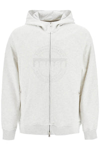 cotton techno hoodie with hood. MM8363130G PERLA+GRIGIO+PERLA