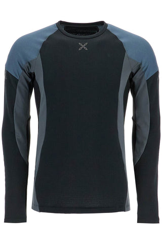 "long-sleeved run fly t MMGR03X BLACK/PIOMBO