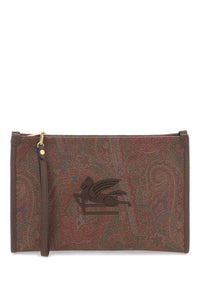paisley pouch with embroidery MP2C0001 AA012 MARRONE 2