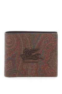 paisley bifold wallet with pegaso logo MP2D0001 AA012 MARRONE 2