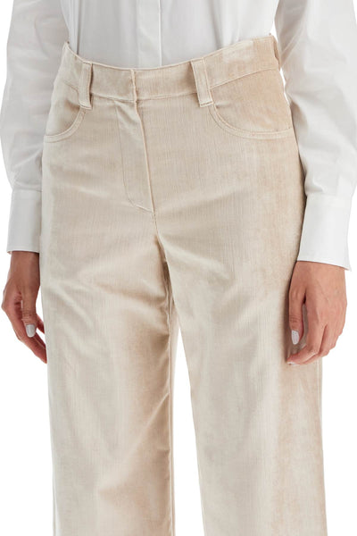 velvet pants for a stylish look. MP581P8716 BEIGE ROSATO