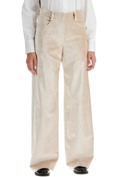 velvet pants for a stylish look. MP581P8716 BEIGE ROSATO