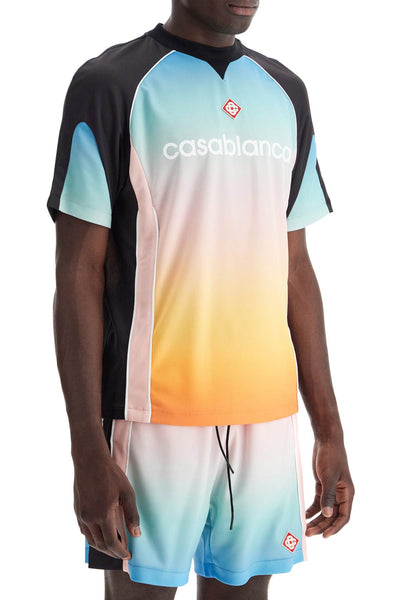 pastel gradient football t-shirt MPF24 JTP 232 01 GRADIENT