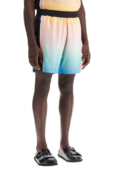 pastel gradient football bermuda shorts MPF24 JTR 178 01 GRADIENT