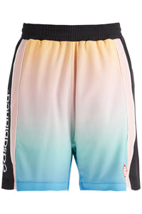 pastel gradient football bermuda shorts MPF24 JTR 178 01 GRADIENT