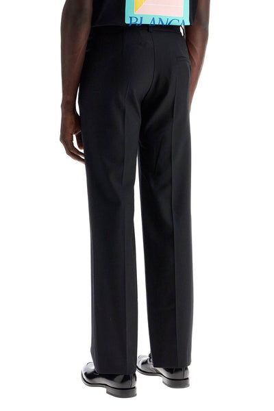 tailored slim fit trousers MPF24 TR 102 03 BLACK