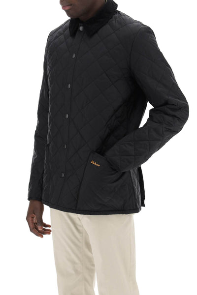 heritage liddesdale quilted jacket MQU0240 BLACK