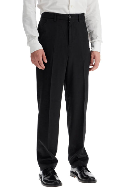 combed wool chino 22 trousers MR194CBWW BLACK WORSTED WOOL