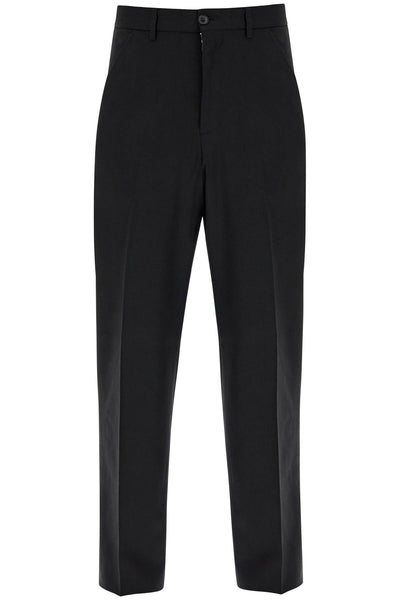 combed wool chino 22 trousers MR194CBWW BLACK WORSTED WOOL