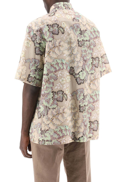 short-sleeved floral shirt MRIC0016 99SA536 STAMPA FDO BEIGE