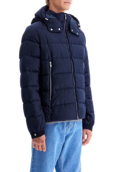 short wool down jacket MTAT24A4289 D NAVY