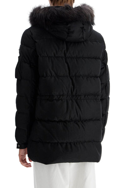 down jacket with wool and silk lining MTAT24A4584 D BLACK