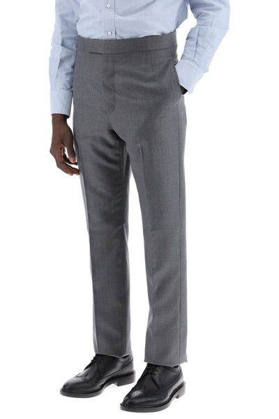 classic twill trousers for men MTC001A 00626 MED GREY