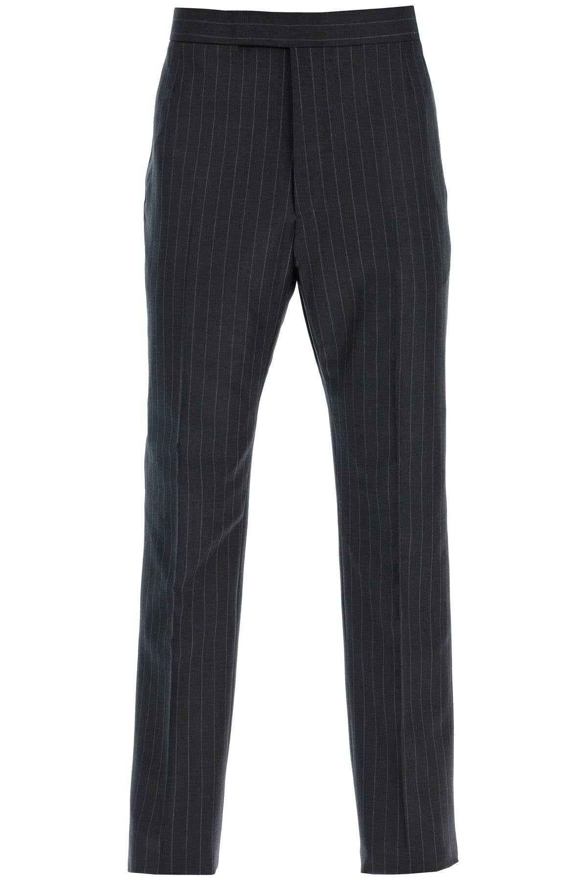 striped wool trousers MTC001A 07482 DARK GREY