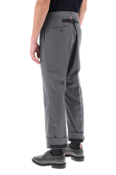 cropped tailoring pants MTC214A04502 MED GREY