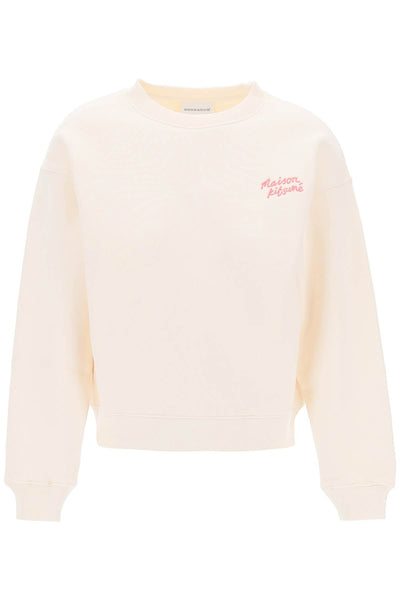 "embroidered logo crewneck MW00314KM0307 FRESH COTTON